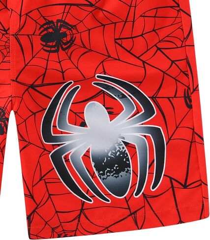 بدلة سباحة قصيرة للأولاد من Marvel Spider-Man بعامل حماية من الأشعة فوق البنفسجية 50+ للأطفال الكبار in Kuwait