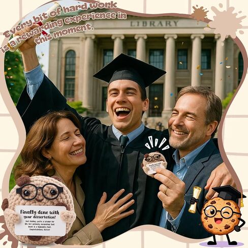 Funny PhD Graduation Gift, Dissertation Defense Survivor Keepsake - "Finally Done" Doctorate & End of PhD Present for Scholar - Academic Humor Desk Decor in Saudi Arabia