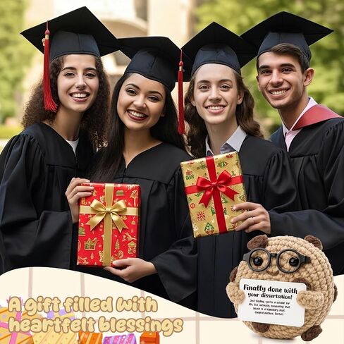 Funny PhD Graduation Gift, Dissertation Defense Survivor Keepsake - "Finally Done" Doctorate & End of PhD Present for Scholar - Academic Humor Desk Decor in Saudi Arabia
