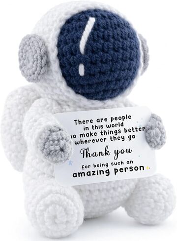 Teacher Appreciation Gifts For Men Women Crochet Astronaut Gift Card for Teacher Appreciation Week Retirement Graduate Farewell Thank You for Teacher Coworker Employee Best Friend Boss Nurse in Kuwait