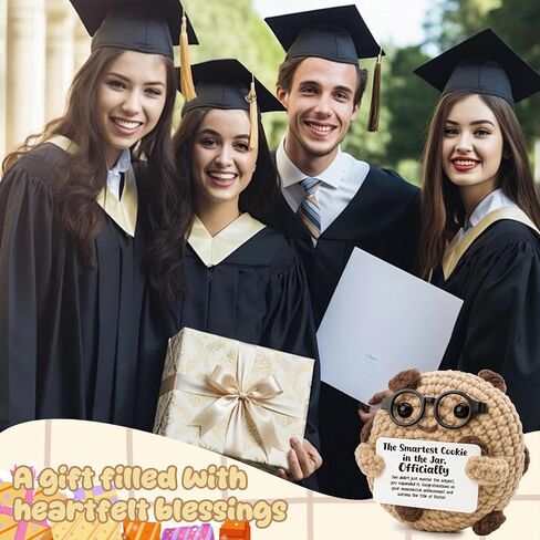 Thoughtful PhD Graduation Gift for Her, Him - Sentimental Doctorate Keepsake for New Doctor - "The Smartest Cookie, Officially" Inspirational Scholar Desk Decor in Saudi Arabia