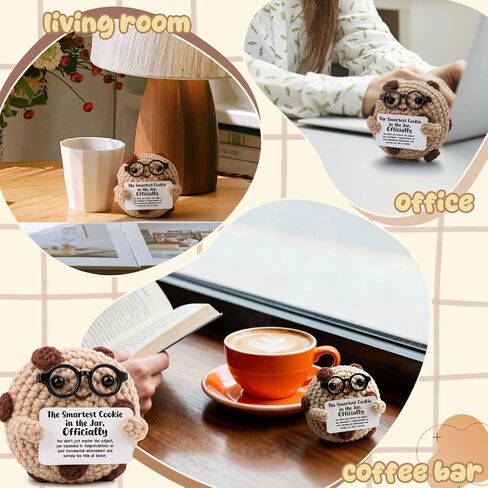 Thoughtful PhD Graduation Gift for Her, Him - Sentimental Doctorate Keepsake for New Doctor - "The Smartest Cookie, Officially" Inspirational Scholar Desk Decor in Saudi Arabia
