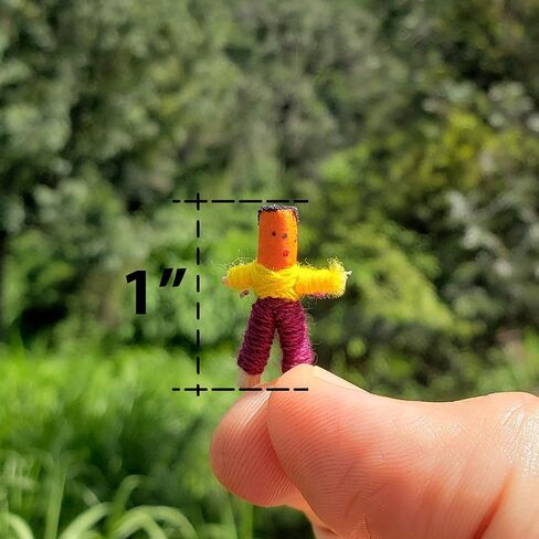 Worry Dolls in a Bag - 3 Bags with 6 Super Cute Little Guatemala Dolls - Mayan - Trouble - Anxiety - Worry People - Ornament - in Saudi Arabia