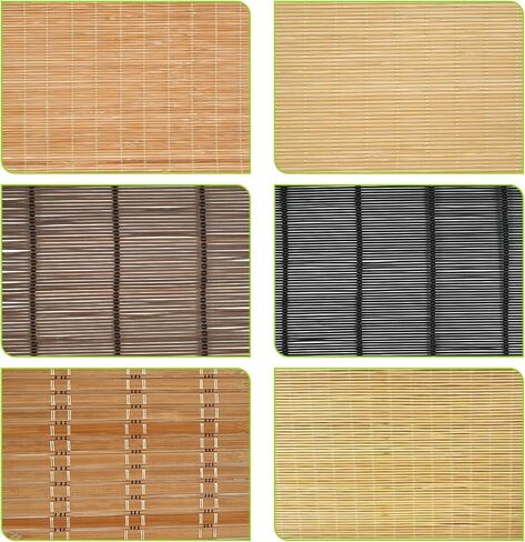Cordless No Drill Bamboo Roman Shades, Light Filtering Natural Bamboo Blinds, Pull Down Window Shades for Indoor, Privacy Shade for Bedroom Living Room Kitchen Home Natural Bamboo 34"W x 72"H in Saudi Arabia