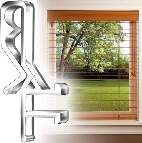 36 PCS Hidden Channel Valance Clips, 1-7/8inch Clear Plastic Blinds Clips for The Valance with a Groove in The Back in Saudi Arabia