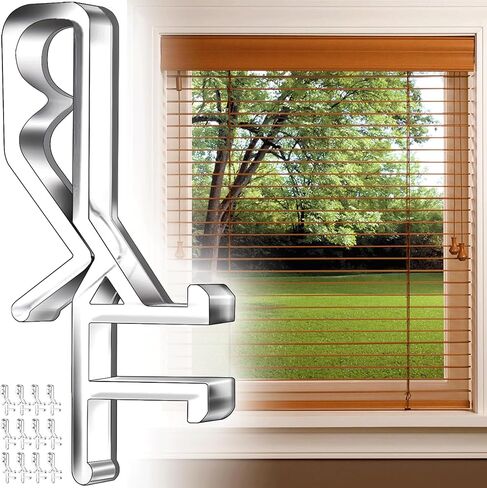 36 PCS Hidden Channel Valance Clips, 1-7/8inch Clear Plastic Blinds Clips for The Valance with a Groove in The Back in Saudi Arabia