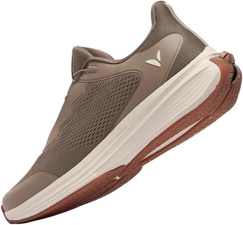 upalee Men's Zerotie Slip On Self Lacing No Tie Shoes Hands-Free Sneakers Monde Series in Kuwait