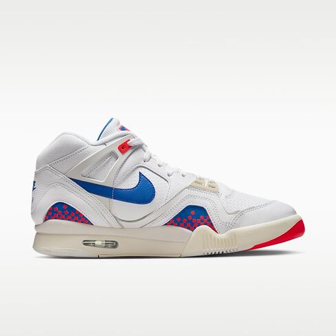 حذاء Nike Air Tech Challenge 2 للرجال (أبيض/قرمزي ليزر/عاجي شاحب/أزرق ملكي) in Kuwait