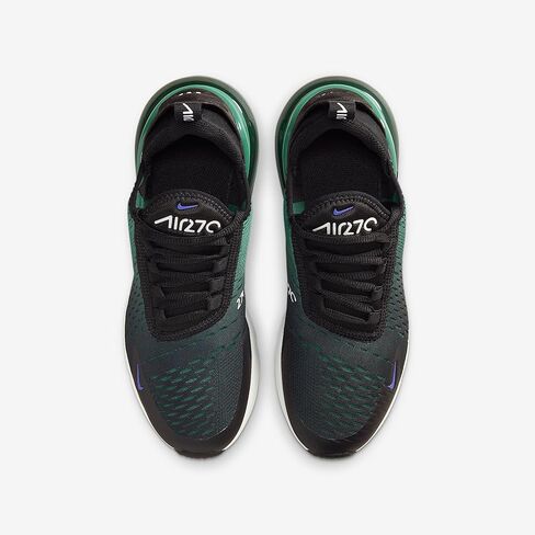Nike Air Max 270 Big Kids' Shoes (Black/Evergreen Aura/Deep Night/White) Size 6 in Kuwait