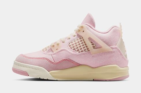 Air Jordan 4 Retro Pink Pearl and Iced Carmine Preschool Lifestyle Shoes (Pearl Pink/Iced Carmine/Coconut Milk) in Kuwait