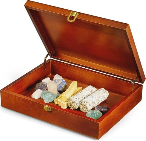 Acacia Wood Decorative Box with Lid, Small Jewelry Box, Memories Box, Keepsake Boxes with Lids, Wooden Gift Box in Saudi Arabia