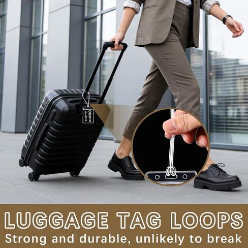 150 Pack Clear Plastic Luggage Tag Loops, Durable Worm Loops for Luggage Tags, ID Cards, Name Tags, Badge Holders, 6 Inch Bulk Luggage Tag Straps, Bag Tag Loops for Suitcase & Travel Bag Accessories in Saudi Arabia