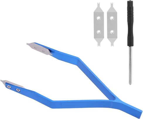 Penitue Watch Spring Bar Tool with 2 Spare Fork Tips & Screwdriver, Aluminum Alloy Professional Spring Bar Tweezers for Watches Maintenance and Precision Work in Kuwait