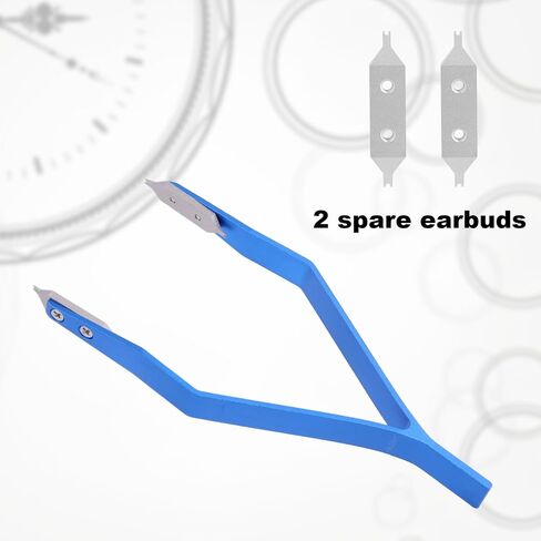 Penitue Watch Spring Bar Tool with 2 Spare Fork Tips & Screwdriver, Aluminum Alloy Professional Spring Bar Tweezers for Watches Maintenance and Precision Work in Kuwait