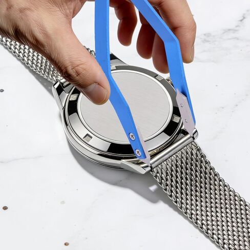 Penitue Watch Spring Bar Tool with 2 Spare Fork Tips & Screwdriver, Aluminum Alloy Professional Spring Bar Tweezers for Watches Maintenance and Precision Work in Kuwait