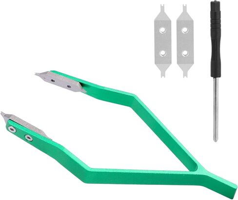 Penitue Watch Spring Bar Tool with 2 Spare Fork Tips & Screwdriver, Aluminum Alloy Professional Spring Bar Tweezers for Watches Maintenance and Precision Work in Kuwait