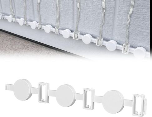10Pcs Weighted Spacers Compatible with Govee smart Curtain Lights PRO Spacing 55mm - Compatible Curtain Light Spacer Clips to Prevent Tangling & Keep LEDs Straight in Kuwait