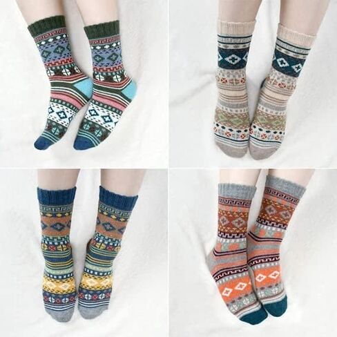 besky Warm Socks for Women Cozy Fuzzy Socks in Saudi Arabia