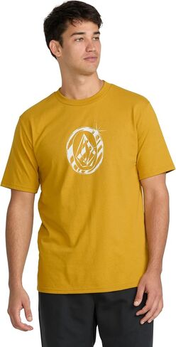 Volcom Men's Short Sleeve Logo T-Shirt – Lightweight Cotton Crewneck Casual Tee in Kuwait