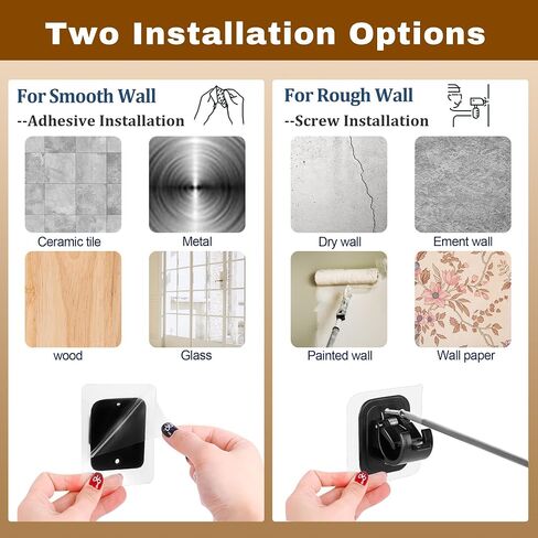 Adhesive Curtain Rod No Drilling for Windows 27 to 84",Renter Friendly No Drill Adjustable Rod, 5/8 Inch Diameter Easy Install Non Screw Screwless Apartment Rods with Stick on Bracket Holder 2-Pack in Saudi Arabia