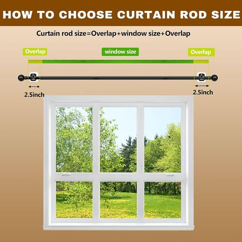 Adhesive Curtain Rod No Drilling for Windows 27 to 84",Renter Friendly No Drill Adjustable Rod, 5/8 Inch Diameter Easy Install Non Screw Screwless Apartment Rods with Stick on Bracket Holder 2-Pack in Saudi Arabia