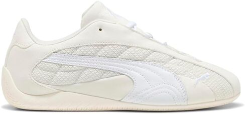 PUMA Mens Speedcat Plus Lace Up Sneakers Shoes Casual - White in Kuwait
