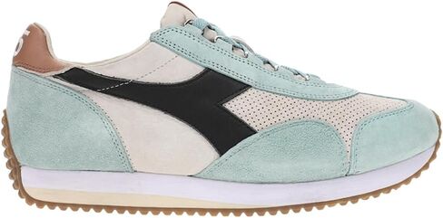 حذاء رياضي رجالي من Diadora Equipe Suede Stone Wash برباط علوي - بيج in Kuwait