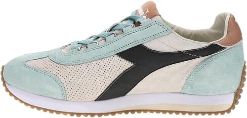 حذاء رياضي رجالي من Diadora Equipe Suede Stone Wash برباط علوي - بيج in Kuwait