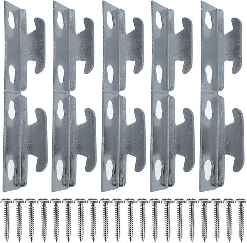 10 PCS Hardware Brackets Curtain Rod Hooks for Wall Curtain Rod Single Bracket Spreader Wall Bracket Hooks in Kuwait