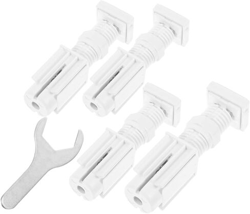 SHINEOFI 4Pcs No Drill Window Blind Brackets Easy Install Holders for Blinds for Home Office and Bedroom Damage in Kuwait