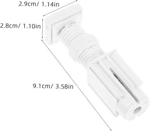 SHINEOFI 4Pcs No Drill Window Blind Brackets Easy Install Holders for Blinds for Home Office and Bedroom Damage in Kuwait