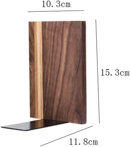 Bookend Support Bookends Non-Skid Bookend for Shelves,Heavy Duty for Book Lovers Organising Desktop Bookends in Saudi Arabia