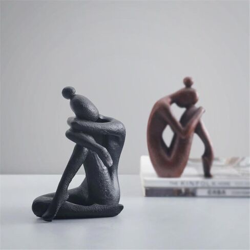 Bookend Support Book Ends Resin Bookends for Heavy Books Bookshelf Decorative Objects for Readers Lovers Nerd Bookends in Kuwait