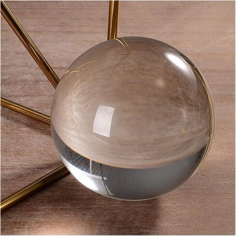 Bookend Support Bookends with Crystal Ball Sturdy for Heavy Books Bookshelf Office School Library Decorative Ornaments Bookends in Saudi Arabia