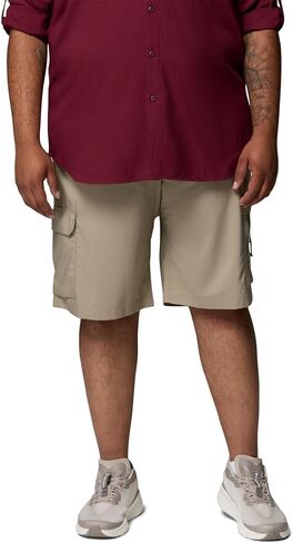 Columbia Men's Silver Ridge Utility Cargo Short, Tusk, 34 x 10 in Kuwait