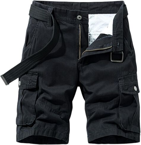 Men's Cargo Shorts Casual Cotton Lightweight Cargo Pants Summer Outdoor Work Cargo Short with Multi-Pockets in Saudi Arabia