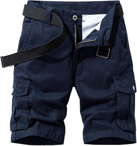 Men's Cargo Shorts Casual Cotton Lightweight Cargo Pants Summer Outdoor Work Cargo Short with Multi-Pockets in Saudi Arabia