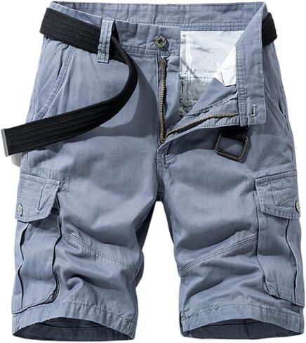 Men's Cargo Shorts Casual Cotton Lightweight Cargo Pants Summer Outdoor Work Cargo Short with Multi-Pockets in Saudi Arabia