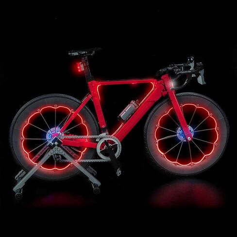 LocoLee Light kit Compatible with Lego Road Bike - Not Actual Model Only Lights, LED Lighting Accessories for LEGO 11380 lcons for Display Collectors in Kuwait