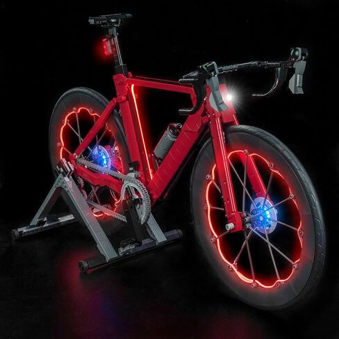 LocoLee Light kit Compatible with Lego Road Bike - Not Actual Model Only Lights, LED Lighting Accessories for LEGO 11380 lcons for Display Collectors in Kuwait