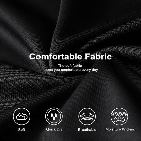 HovSiyla 3 Pack Men's Big and Tall Shirts Short Sleeve Quick Dry Workout Crew Neck Moisture Wicking T Shirts(2XL-6XL) in Saudi Arabia