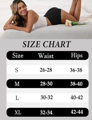 Womens Underwear, Seamless Underwear for Women, Briefs, No Show Panties, Scalloped Edge, Multicolor, 6-Pack in Kuwait