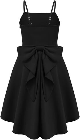 GRACE KARIN Girls Formal Party Dress Bow Back High Low Birthday Graduation Dance Flower Girl Bridesmaid Wedding 7-14 in Kuwait