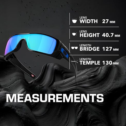 Oakley BATWOLF OO9101 Shield Shape Sunglasses With Official Eyewear Kit in Kuwait