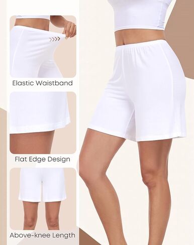 Subuteay Pettipants for Women Under Dresses Wide-leg Short Slips Loose Culotte Slips in Saudi Arabia