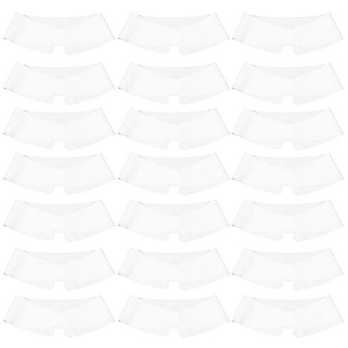 FRCOLOR 20Pcs Disposable Abdominal Sweat Liners 27.9in Long Cotton Belly Pads for Sweat Rash & Skin Fold Protection White in Kuwait