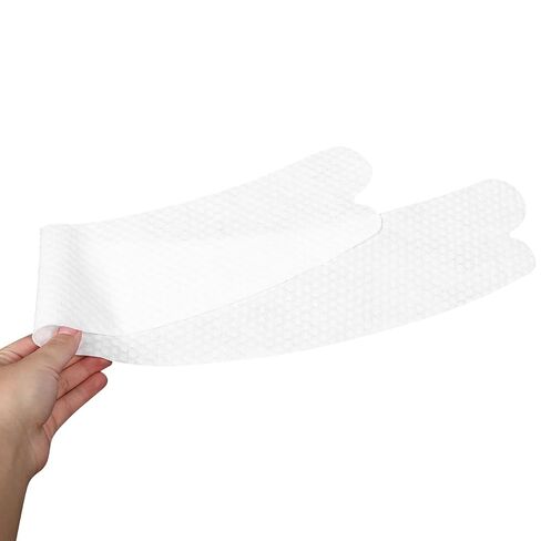 FRCOLOR 20Pcs Disposable Abdominal Sweat Liners 27.9in Long Cotton Belly Pads for Sweat Rash & Skin Fold Protection White in Kuwait