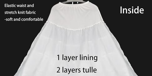 Women's 4 Tiers Plus Puffy 50s Petticoat 26“ Knee length Vintage Underskirt Crinoline Tulle Petticoat Half Slip in Saudi Arabia