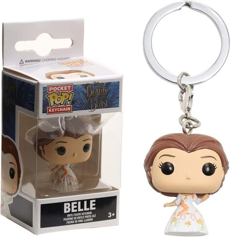 Funko Pop Keychain: Beauty & The Beast Celebration Belle Toy Figure in Kuwait