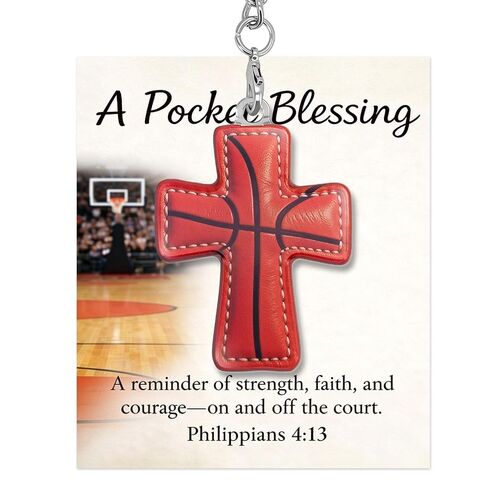 Baseball Cross Keychain for Boys Athletes, Christian Pocket Blessing Keychain with Philippians 4:13 Card, Baseball Player Gift for Teen Boys, Team Gift Coach Gift Inspirational Sports Keychain in Saudi Arabia